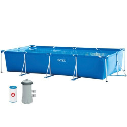 Schwimmbecken INTEX SMALL FRAME 450x220x84cm mit Poolpumpe