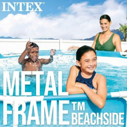 Piscina Intex Beachside Metal Frame con depuradora 305x76cm 28208NP