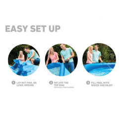 Schwimmbecken INTEX EASY SET Ø 396x84 cm