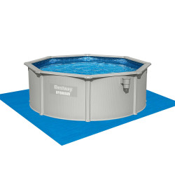 BESTWAY POOL Hydrium Stahlwandpool Komplett-Set rund 360 x 120 cm