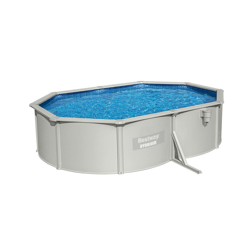 BESTWAY POOL Power Steel mit Filterpumpe + Sicherheitsleiter