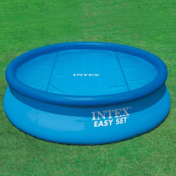 Cobertor solar piscinas Intex Easy Set y Metal Frame Ø244 cm