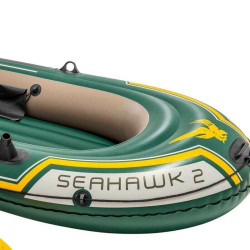 Schlauchboot Seahawk 2 INTEX Ruderboot mit Padel und Pumpe