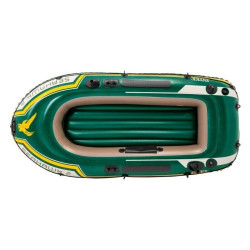 Schlauchboot Seahawk 2 INTEX Ruderboot mit Padel und Pumpe