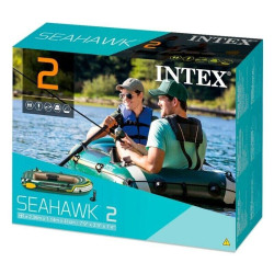 Schlauchboot Seahawk 2 INTEX Ruderboot mit Padel und Pumpe