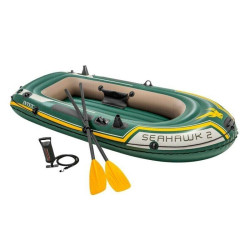 Bote hinchable Intex Seahawk 2 con remos y bomba 68347NP