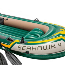 Schlauchboot INTEX Seahawk 4 Ruderboot mit Padel und Pumpe