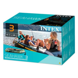 Schlauchboot INTEX Seahawk 3 Ruderboot mit Padel und Pumpe