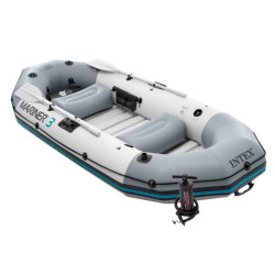 Schlauchboot INTEX Boot Mariner 3 Ruderboot mit Padel und Pumpe