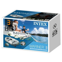 Schlauchboot INTEX Boot Mariner 3 Ruderboot mit Padel und Pumpe