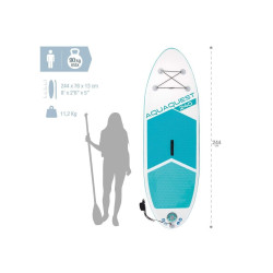 Paddle Surf Board INTEX aufblasbar Paddling Stand Up AquaQuest