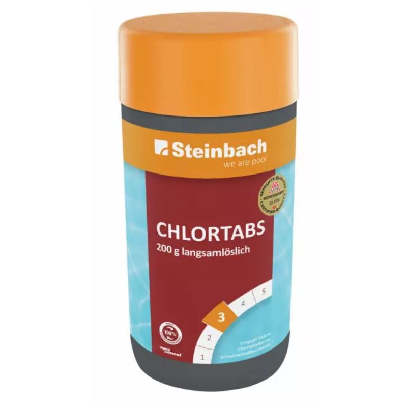 Chlortabs 200 g langsamlöslich 1kg Steinbach