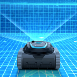 Poolroboter Wybot E-TRON i30 Batteriebetriebener Poolreiniger Wybot S1 Akku Kabellos mit APP