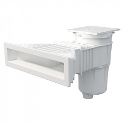 AstralPool Slim Skimmer NORM 17,5 L weiß für Folien-/Betonbecken mit Einsätzen Flachskimmer
