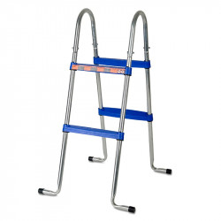 Escalera tipo tijera para piscina desmontable 98 cm