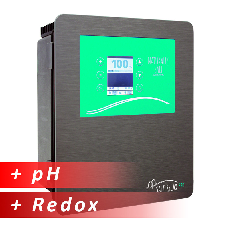 Pack Clorador Salt Relax Pro + Módulo pH + Módulo Redox