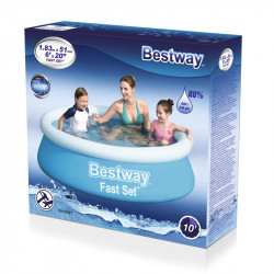 BESTWAY Fast Set Aufblasbarer Pool 183 x 51 cm