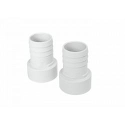 Steinbach Schlauchtülle Ø 38 mm / Klebe D 50 weiß Poolzubehör Doppelpack