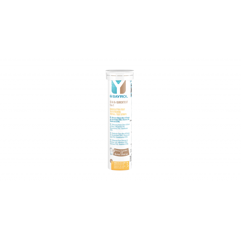 Bayrol Quicktest Teststreifen Chlor 50 Streifen Pool Cl & Br QUICKTEST pH-Wert Alkalinität Stabilisator Bayrol Quicktest Teststreifen Chlor 50 Streifen Pool Cl & Br QUICKTEST pH-Wert Alkalinität Stabilisator