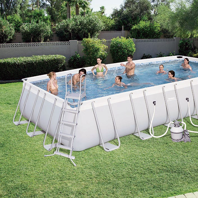 Bestway Power Steel Swimming Pool 732 x 366 x 132 cm Bestway Power Steel Swimming Pool 732 x 366 x 132 cm
