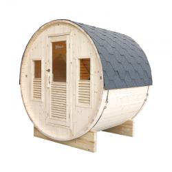 HOLL'S Gartensauna Gaïa Bella mit komplettem Zubehör
