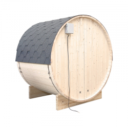 HOLL'S Gartensauna Gaïa Bella mit komplettem Zubehör