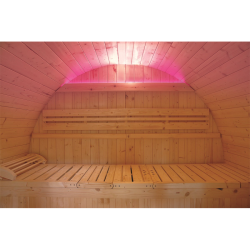 HOLL'S Gartensauna Gaïa Bella mit komplettem Zubehör