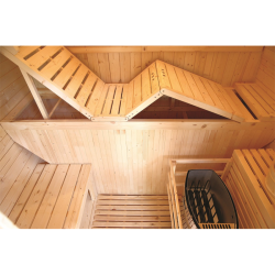 HOLL'S Gartensauna Gaïa Bella mit komplettem Zubehör