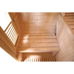 HOLL'S Gartensauna Gaïa Bella mit komplettem Zubehör