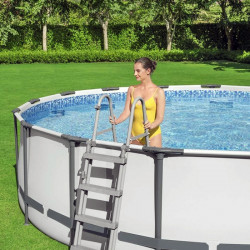 Bestway Swimming Pool 366x122 Steel Pro MAX Pool Rund Schwimmbecken mit Filteranlage