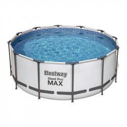 Bestway Swimming Pool 366x122 Steel Pro MAX Pool Rund Schwimmbecken mit Filteranlage