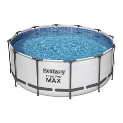 Bestway Swimming Pool 366x100 Steel Pro MAX Pool Rund Schwimmbecken mit Filteranlage