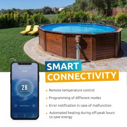 Pool Wärmepumpe POOLEX NANO New Reversible 3 kW / 5 kW bis -7°C mit WLAN