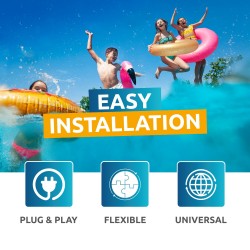 Pool Wärmepumpe POOLEX NANO New Reversible 3 kW / 5 kW bis -7°C mit WLAN