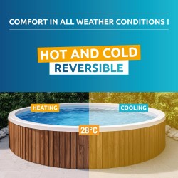 Pool Wärmepumpe POOLEX NANO New Reversible 3 kW / 5 kW bis -7°C mit WLAN