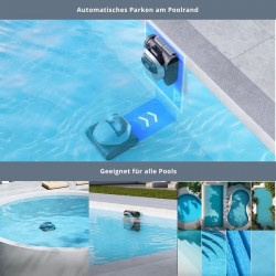 Akku Poolroboter DREAME Z1 PRO Kabellos Poolreiniger mit APP Bis zu 200m²