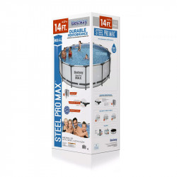 Bestway Steel Pro MAX Swimming Pool Ø 427 x 122 cm with filter system