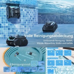 Akku Poolroboter WYBOT C2 VISION Poolreiniger E-TRON VISION NG