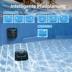 Akku Poolroboter WYBOT C2 VISION Poolreiniger E-TRON VISION NG