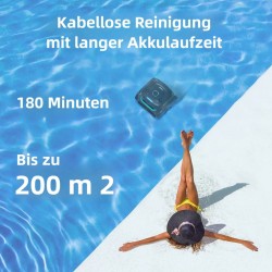 Akku Poolroboter WYBOT C2 VISION Poolreiniger E-TRON VISION NG