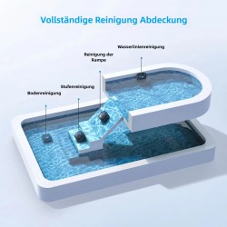 Akku Poolroboter WYBOT C2 VISION Poolreiniger E-TRON VISION NG