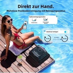 Akku Poolroboter WYBOT C2 VISION Poolreiniger E-TRON VISION NG