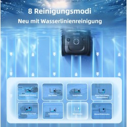 Akku Poolroboter WYBOT C2 VISION Poolreiniger E-TRON VISION NG