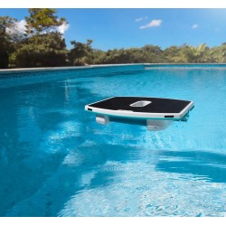 Solar-Skimmer Dolphin Skimmi Pool Skimmer Kabelloser Pooloberflächen­reiniger mit Akku