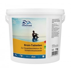 Chemoform Brom-Tabletten 20gr Tabs Poolpflege ohne Chlor Brom Tabletten 5kg