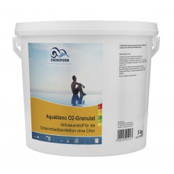 Aquablanc O2 Aktivsauerstoff Granulat Poolpflege Chemoform 5Kg