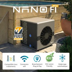 Pool Wärmepumpe Poolex Nano Fi Full Inverter Poolheizung mit WLAN bis -7 °C