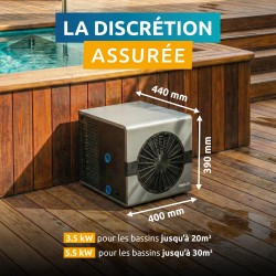 Pool Wärmepumpe Poolex Nano Fi Full Inverter Poolheizung mit WLAN bis -7 °C