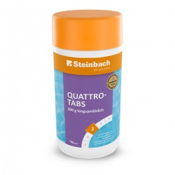 5 Kg Chlortabletten Steinbach Quattrotabs 200g langsamlöslich Chlor Tabs 4in1