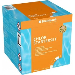 Steinbach Whirlpool Pool Starterset 5-tlg. Chlor pH-Minus Wasserpflege pH-Plus